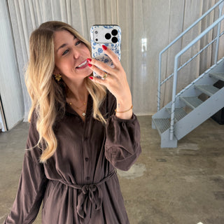 Jumpsuit Ella - Espresso