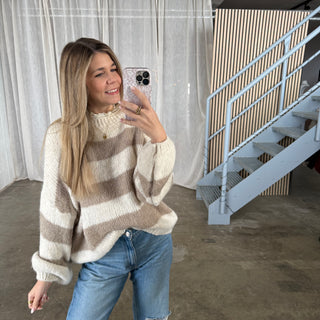 Pulli Blocks  - Creme x Beige