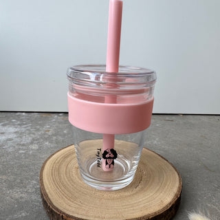 Coffee Glass Cup - 0.35 Liter - Rosa