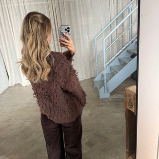 Strickjacke Lexi - Braun