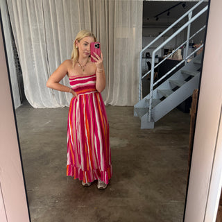 Sommerkleid Amalfi - Rot