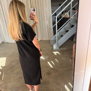 Oversize Kleid Molly - Schwarz