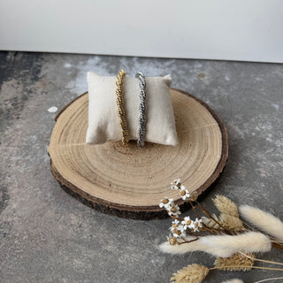 Twisted Swirl Armband | Gold