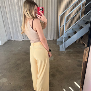 Classy Hose - Butter Yellow