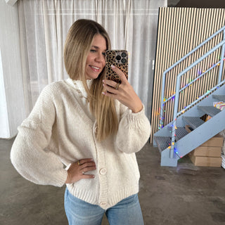 Strickjacke Aperoli - Creme