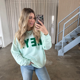 HEY! Sweatshirt - Mint