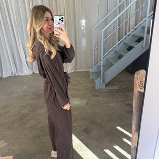 Jumpsuit Ella - Espresso
