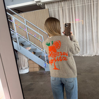 Strickjacke Aperoli - Beige