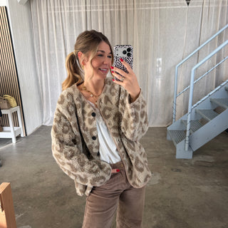 Normalsize Teddy Jacke - Leo Beige