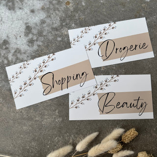 Kategorien Inlays |  Plain Beige - A6