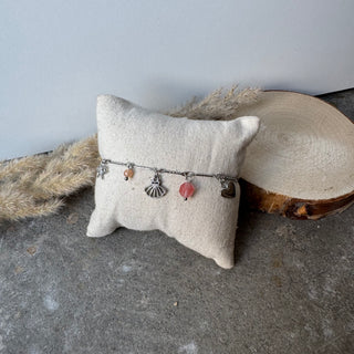 Bow & Beach Armband | Silber