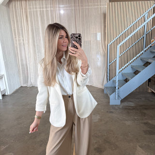Normalsize Blazer - Creme (Reduziert - mini kleine Flecken)