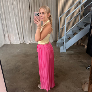 Plissee Hose - Pinky