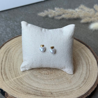 Love Pearl Stecker | Gold