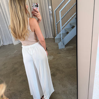 Basic Stoffhose - Weiß (XS-XXL)