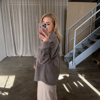 Cord Jacke - Taupe