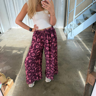 Bluse Amalfi Bloom - Berry