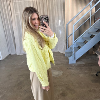 Steppjacke Spring - Butter Yellow