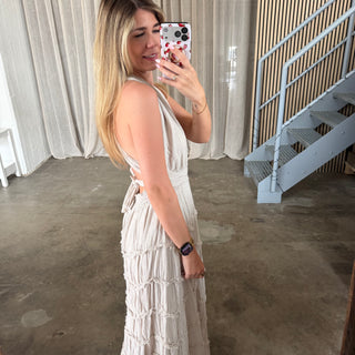Kleid Stella - Hellbeige
