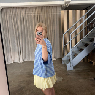Oversize T-Shirt Solei - Blau