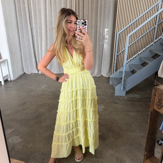 Kleid Stella - Butter Yellow