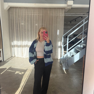 Strickjacke Lima - Blau