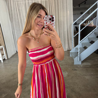 Sommerkleid Amalfi - Rot