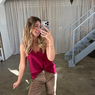 Shiny Top - Bordeaux