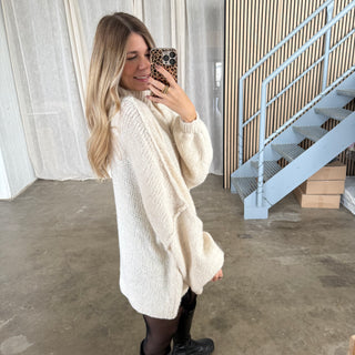 Oversized Pulli - Creme
