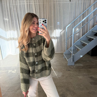 Strickjacke Mila - Double Green