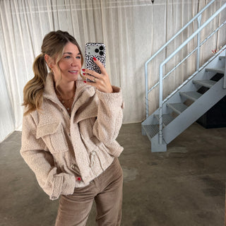 Teddy Jacke Nola - Creme