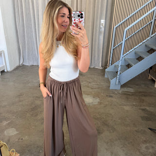 Basic Stoffhose -  Taupe (XS-XXL)