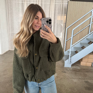 Teddy Jacke - Olive