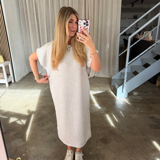 Oversize Kleid Molly - Hell Grau