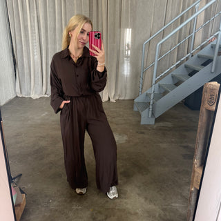 Jumpsuit Ella - Espresso