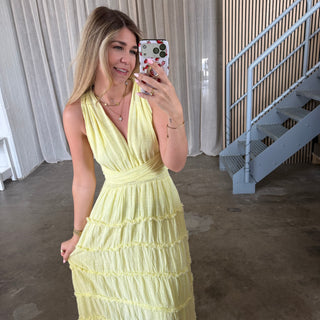 Kleid Stella - Butter Yellow