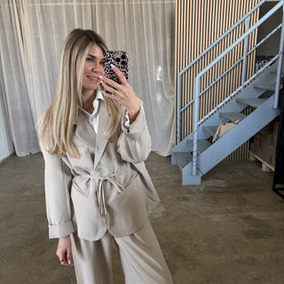 Oversized Blazer - Creme