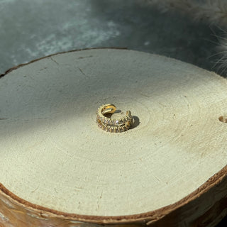 Double Strass Earcuff I Gold
