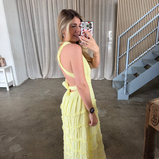 Kleid Stella - Butter Yellow