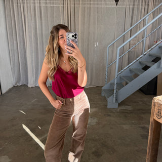 Shiny Top - Bordeaux