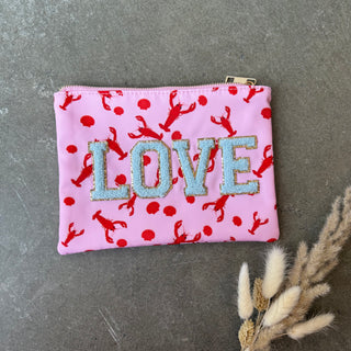 Love Kosmetiktasche - Rosa