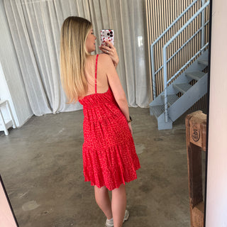 Sommerkleid Amy - Leo Rot