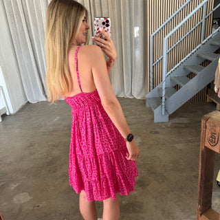 Sommerkleid Amy - Leo Pink