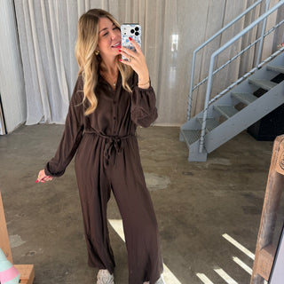 Jumpsuit Ella - Espresso