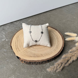 Tiny Flowers Kette | Silber