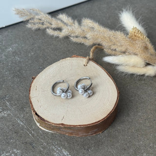 Cute Bloom Creolen | Silber