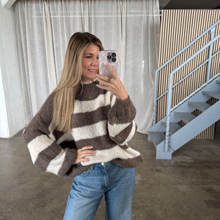 Pulli Blocks  - Taupe x Creme