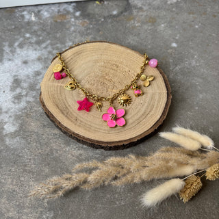 VIBES Kette | Pink x Gold