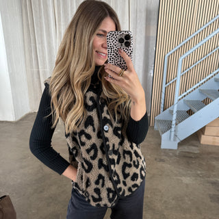 Leo Weste - Schwarz x Beige