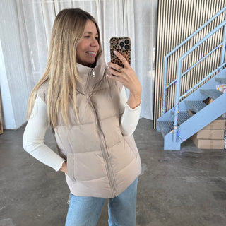 Outdoor Weste - Beige